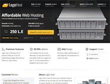 Tablet Screenshot of logic-host.com